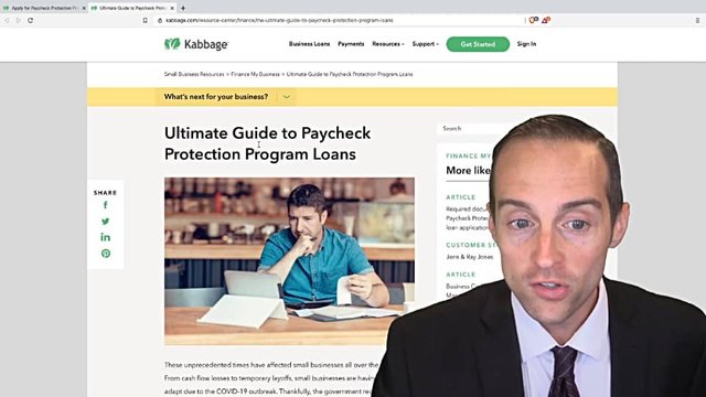 SBA Paycheck Protection Program Loan FAQ and Application Process with Kabbage — 2020 Stimulus Bill!