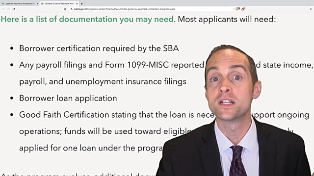 SBA Paycheck Protection Program Loan FAQ and Application Process with Kabbage — 2020 Stimulus Bill!