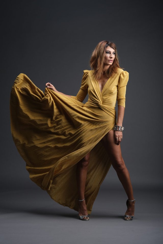 Raquel Prates Yellow Dress 2