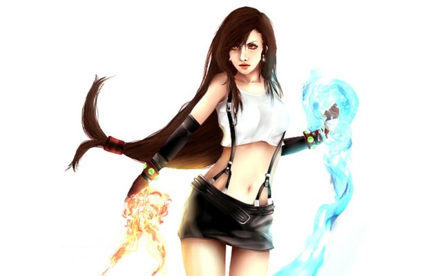 Final Fantasy VII - Wallpaper (蒂法 Tifa Lockhart)