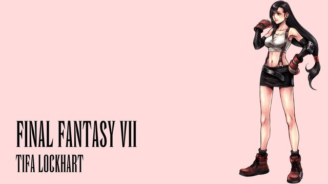 Final Fantasy VII - Wallpaper (蒂法 Tifa Lockhart)