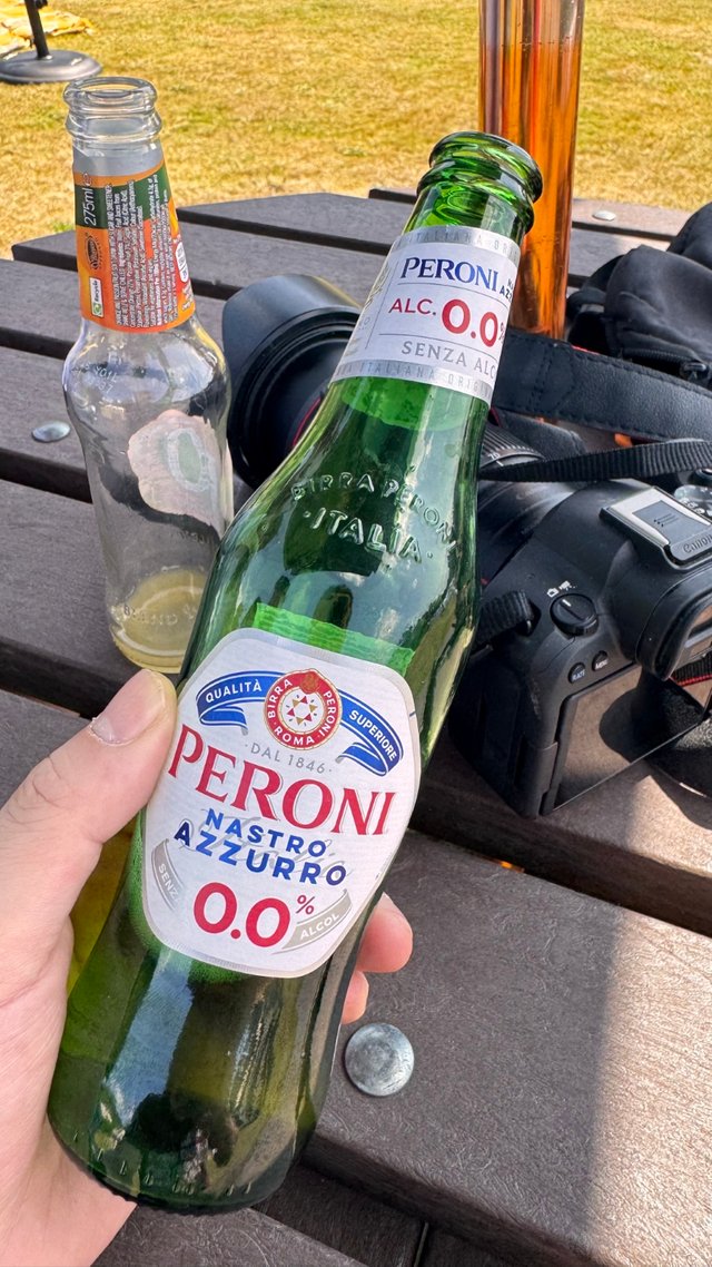 喝到一半才发现是0度的酒精