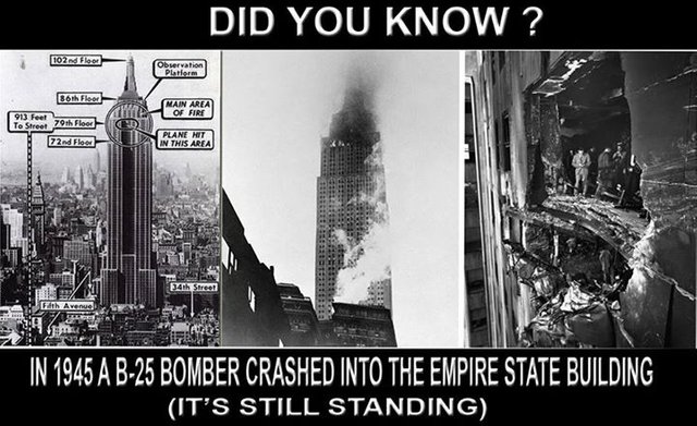 July 28 1945 Empire State Building Plane Crash Steemit