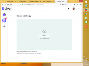 dlive video upload page