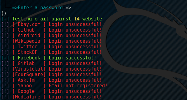 Cr3dOv3r password test agaist famous sites