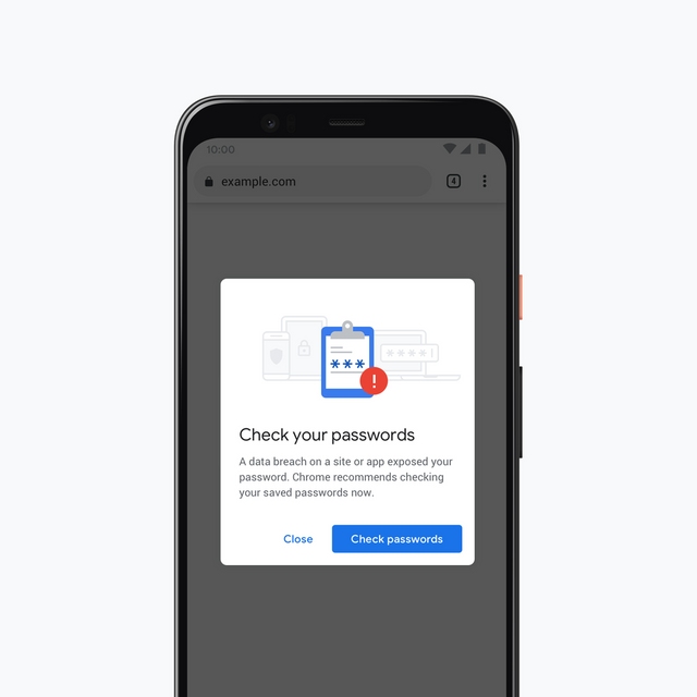 Google Chrome 79 password protection