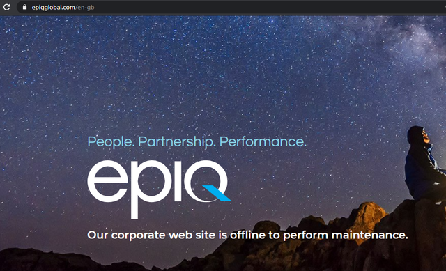Epiq Global site down