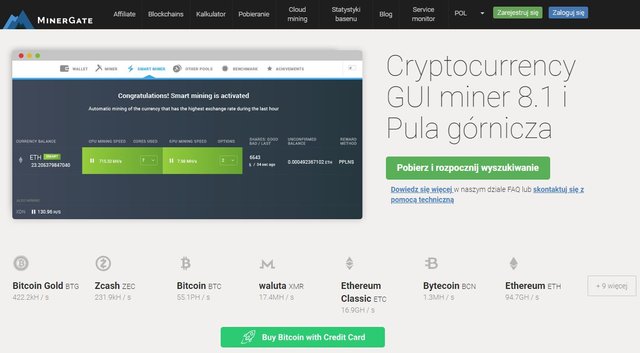 Kopalnia kryptowalut Minergate GPU 2