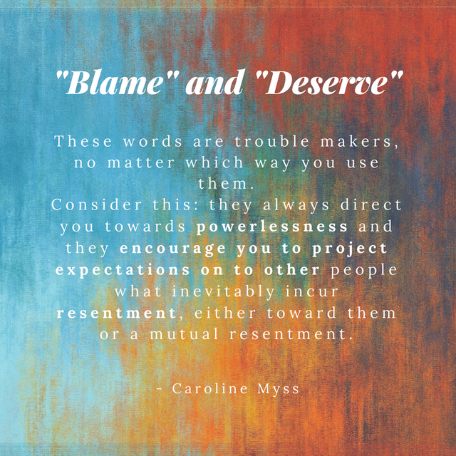 _Blame_ and _Deserve_