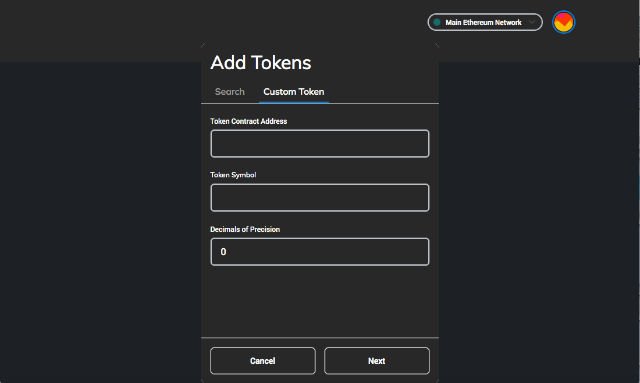 Add Token to Metamask Wallet