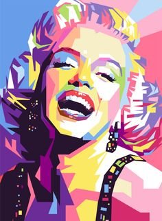 pop art portraits of famous people