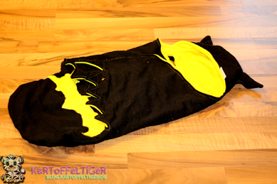 DIY * nähen * Baby * Einschlagdecke mit Batman * blog.kartoffeltiger.de