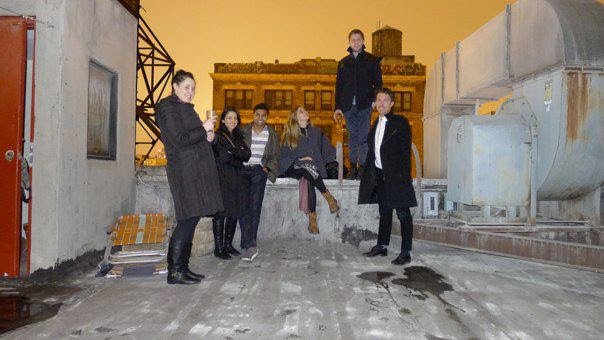 Here's a Pon (in the striped shirt in the middle, myself on the far right and some other friends on the rooftop of the Chinatown apartment I lived in. It was part of a noodle factory! 