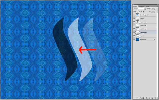 create a steemit themed magic eye image