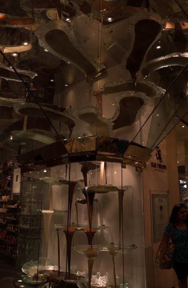 Chocolate Fountain at Bellagio