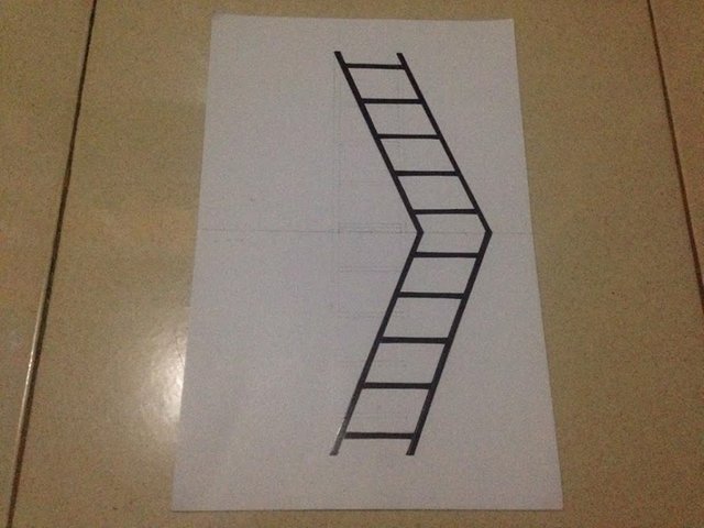 How To Draw 3d Ladder Optical Illusion Steemit