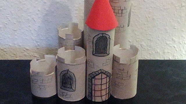 Burg Aus Klorollen Basteln How To Make A Toilet Paper Roll Castle Steemit