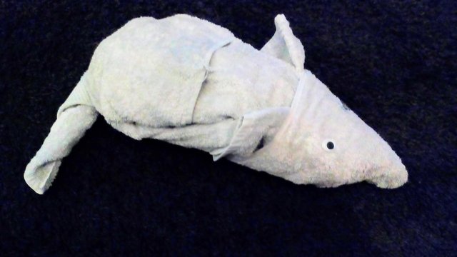 Maus Illustrierte Handtuch Origami Faltanleitung