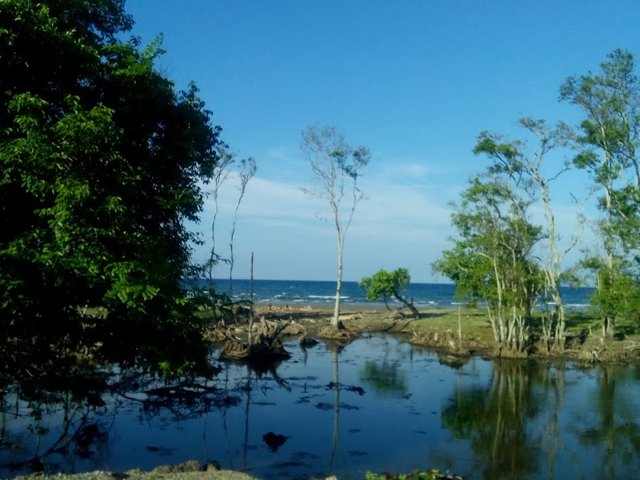 Pemandangan Pantai Yang Indah Di Desa Saya Aceh Besar