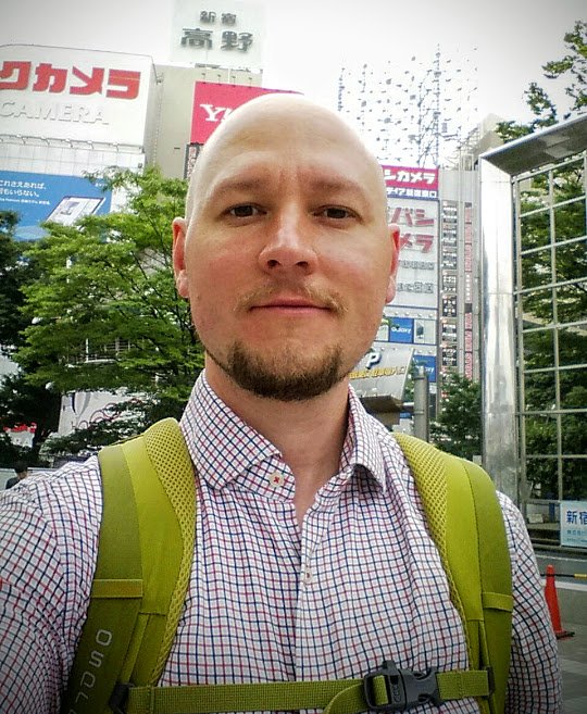 Oleg in Tokyo, summer 2016