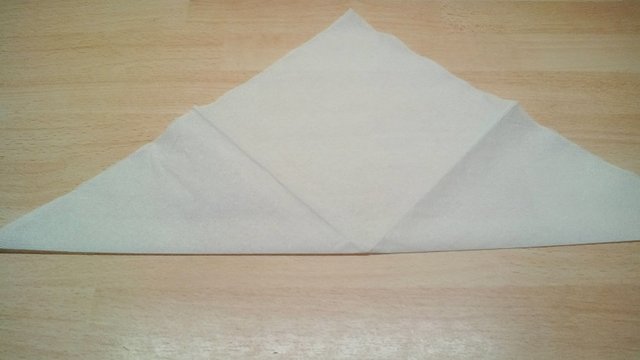 Libelle Serviettendeko Falten Photographed Napkin