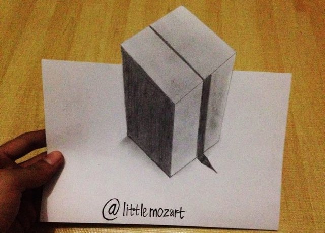 how to draw a cube with shading