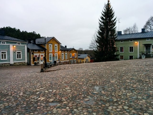 The main square of the Old Town in Porvoo