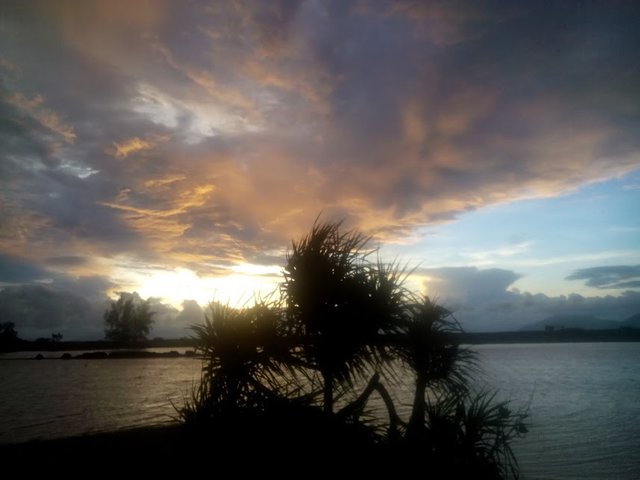 The Nature Landscape At Dusk My Village Aceh Big 3 Steemit