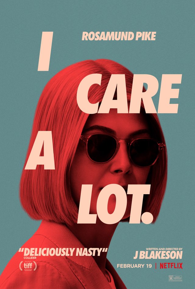 I care a lot poster