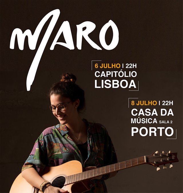 Maro ao vivo no Capitólio e na Casa da Música