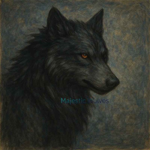 Ancient wolf artwork