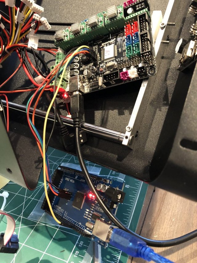 Connect the two ICSP ports