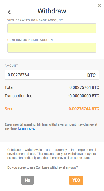 Withdrawing Wallet on NiceHash