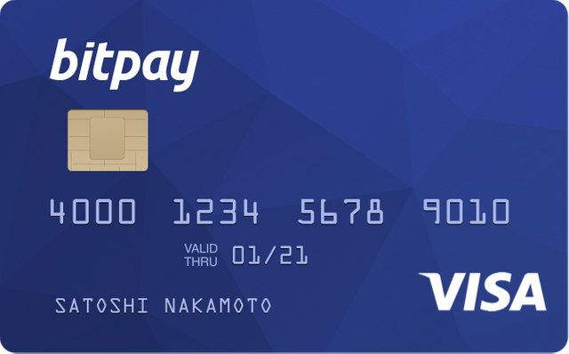 Image result for bitpay visa