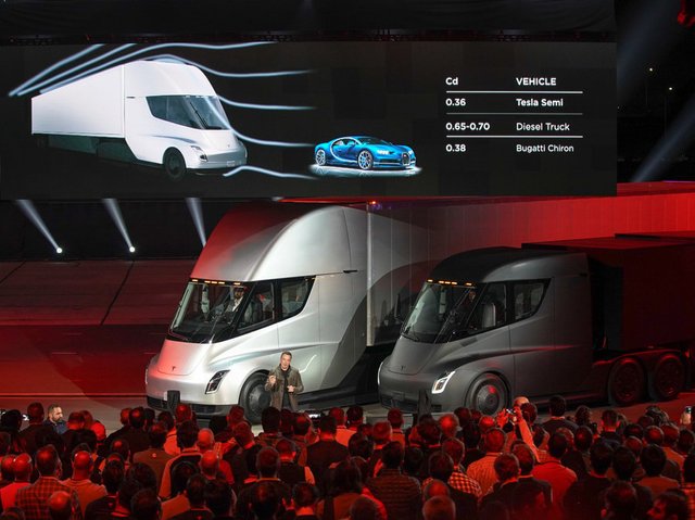 Tesla Semi Elon Musks New Electric Semi Truck Is Amazing