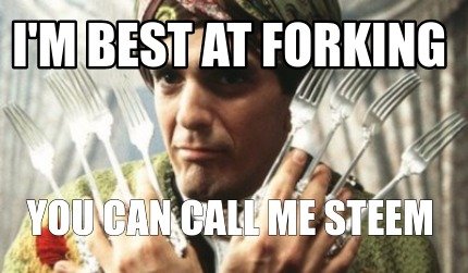 Let's celebrate fork with FORK MEME — Steemit