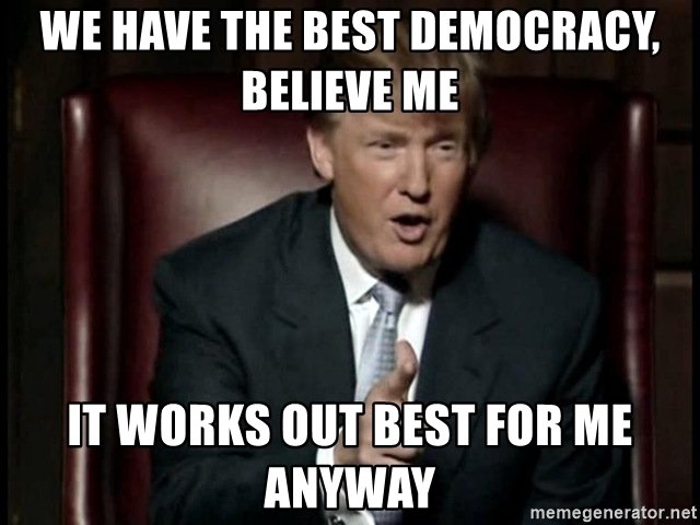 trump's best democracy