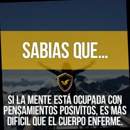 Si la mente está ocupada con pensamientos positivos, es más difícil que el cuerpo enferme