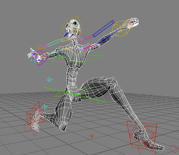 Mimist Wireframe Pose