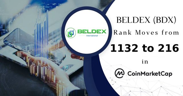 BELDEX (BDX) Rank Moves from 1132 to 216 in CMC