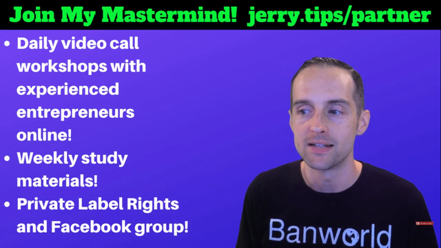 Join Jerry Banfield's Mastermind Program