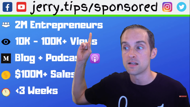 Sponsor a video with Jerry Banfield