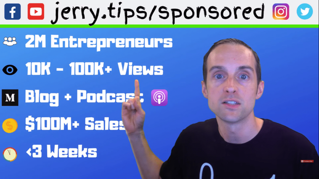 Sponsor a video with Jerry Banfield