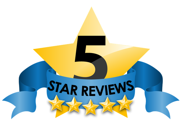 5 Star review rating