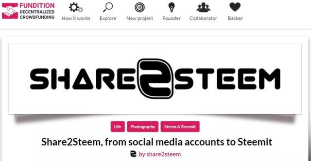 share2steem fundition campaign