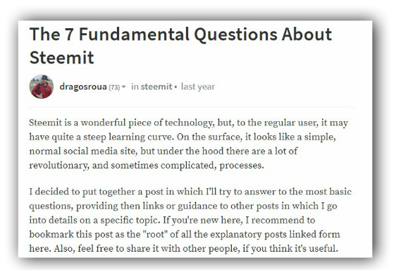 7 fundamental questions about SteemIt