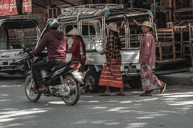 Streets of Mandalay Myanmar
