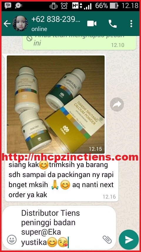 barang tiens sampai tujuan