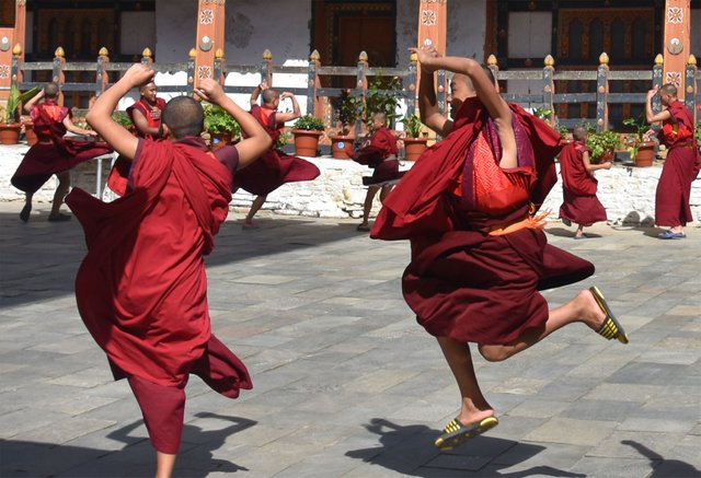 Dancing Monks