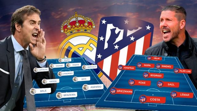 Resultado de imagen para real madrid vs atletico de madrid